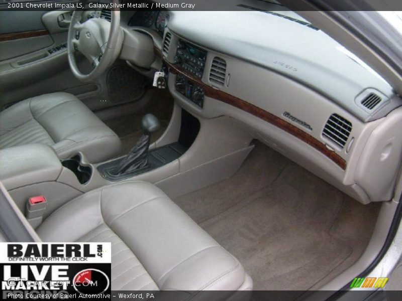 Galaxy Silver Metallic / Medium Gray 2001 Chevrolet Impala LS
