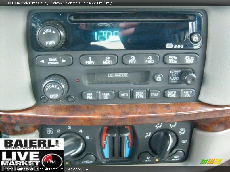 Galaxy Silver Metallic / Medium Gray 2001 Chevrolet Impala LS