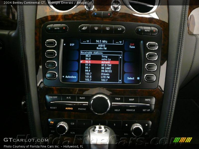 Midnight Emerald / Beluga 2004 Bentley Continental GT