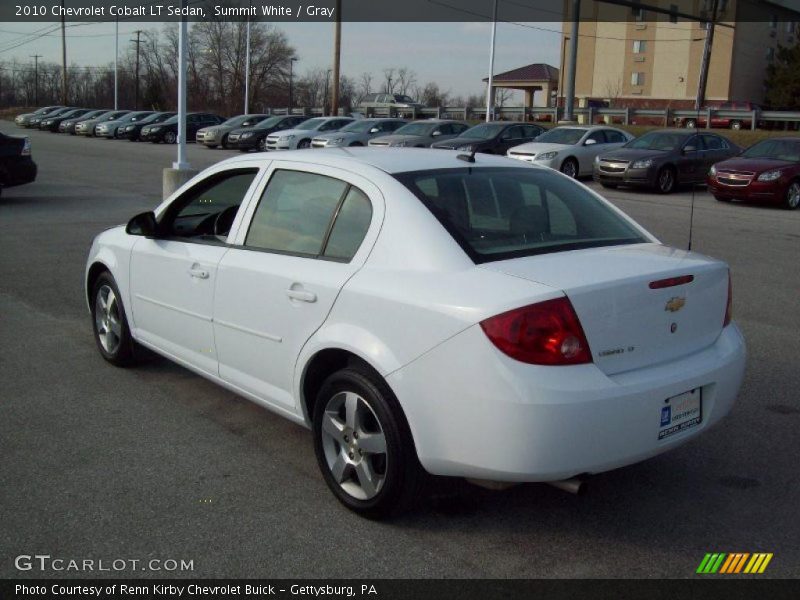 Summit White / Gray 2010 Chevrolet Cobalt LT Sedan
