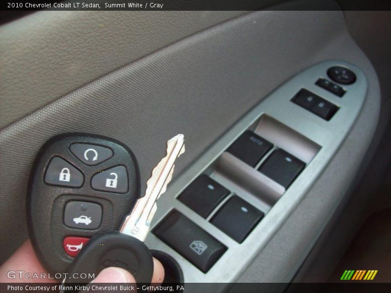 Summit White / Gray 2010 Chevrolet Cobalt LT Sedan