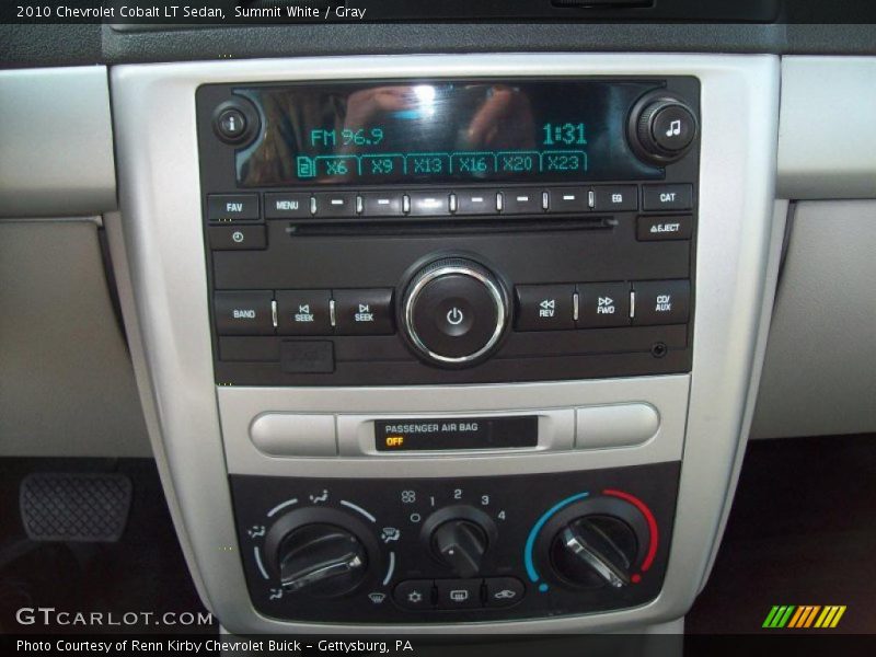 Summit White / Gray 2010 Chevrolet Cobalt LT Sedan