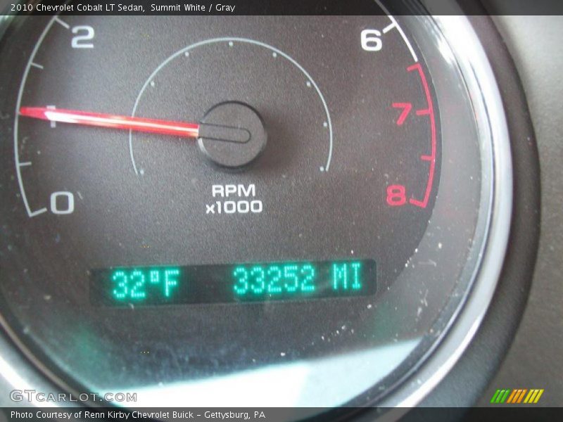 Summit White / Gray 2010 Chevrolet Cobalt LT Sedan