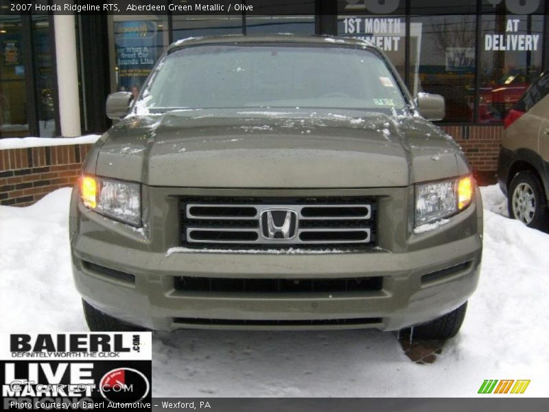 Aberdeen Green Metallic / Olive 2007 Honda Ridgeline RTS