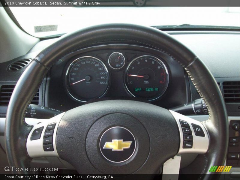 Summit White / Gray 2010 Chevrolet Cobalt LT Sedan