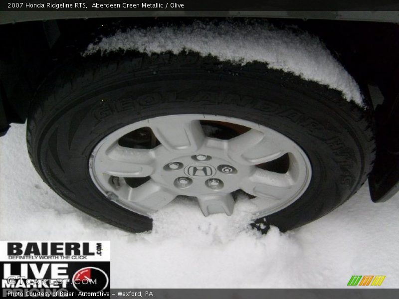 Aberdeen Green Metallic / Olive 2007 Honda Ridgeline RTS