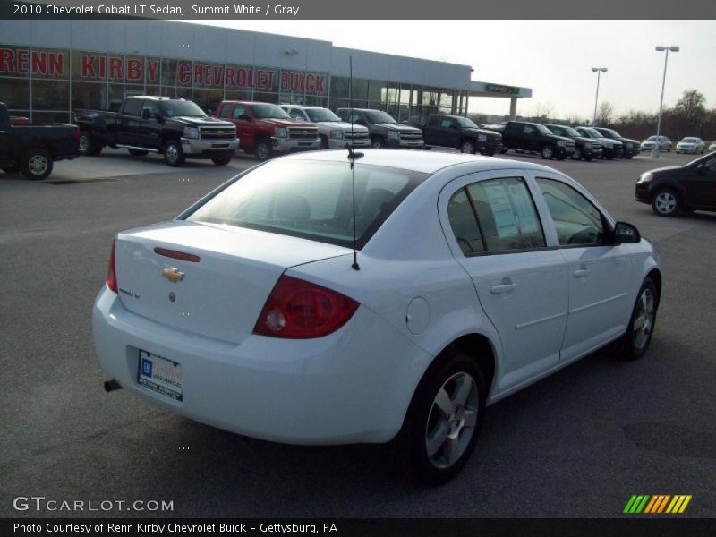 Summit White / Gray 2010 Chevrolet Cobalt LT Sedan
