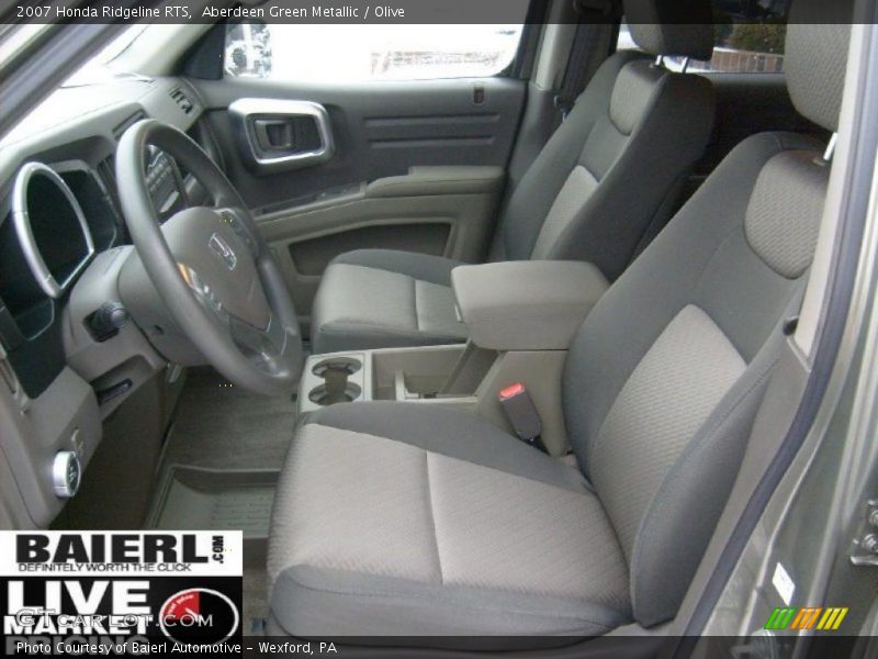 Aberdeen Green Metallic / Olive 2007 Honda Ridgeline RTS