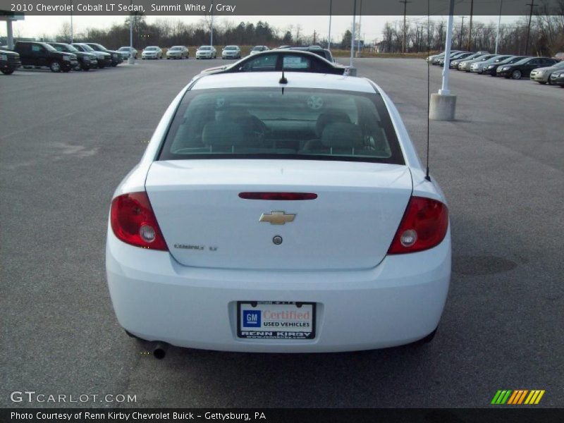 Summit White / Gray 2010 Chevrolet Cobalt LT Sedan