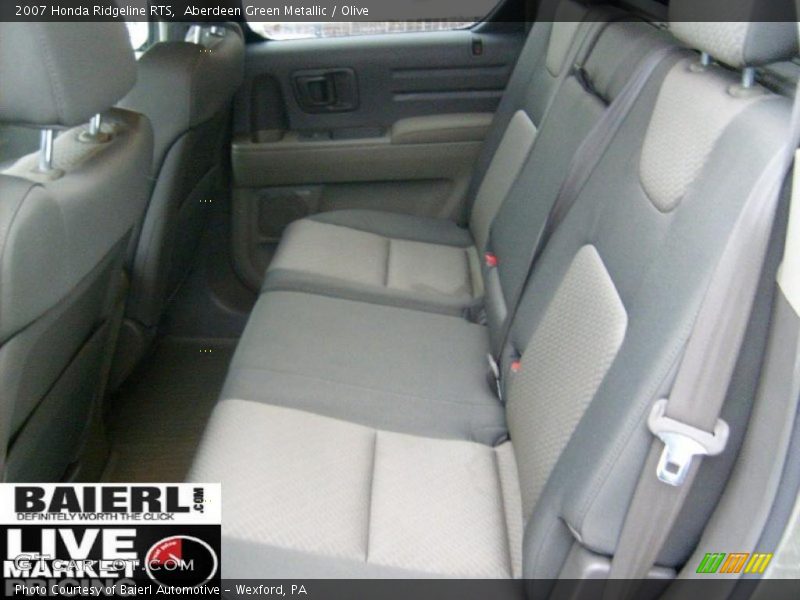 Aberdeen Green Metallic / Olive 2007 Honda Ridgeline RTS