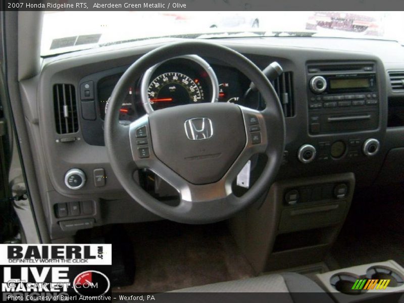 Aberdeen Green Metallic / Olive 2007 Honda Ridgeline RTS