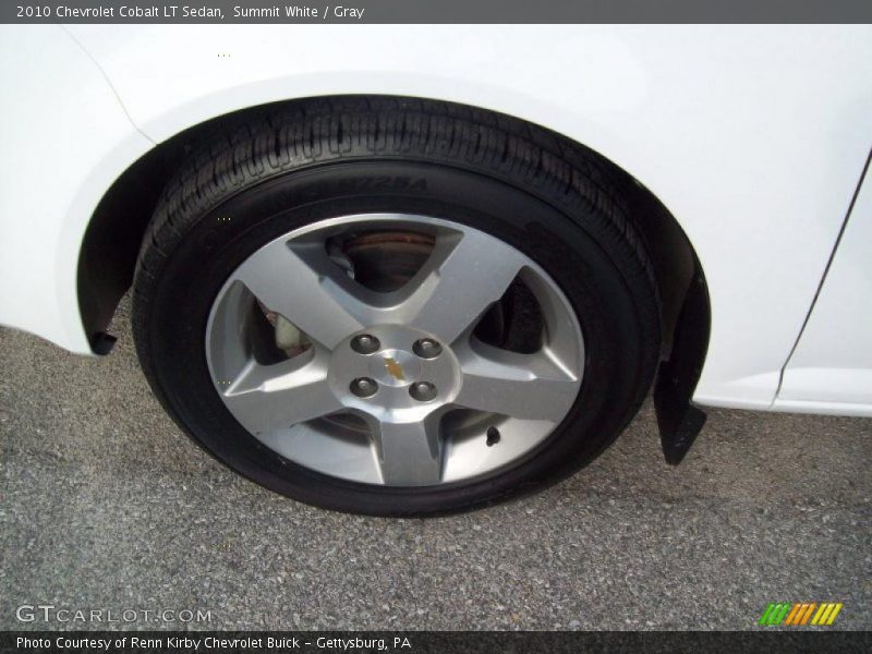 Summit White / Gray 2010 Chevrolet Cobalt LT Sedan