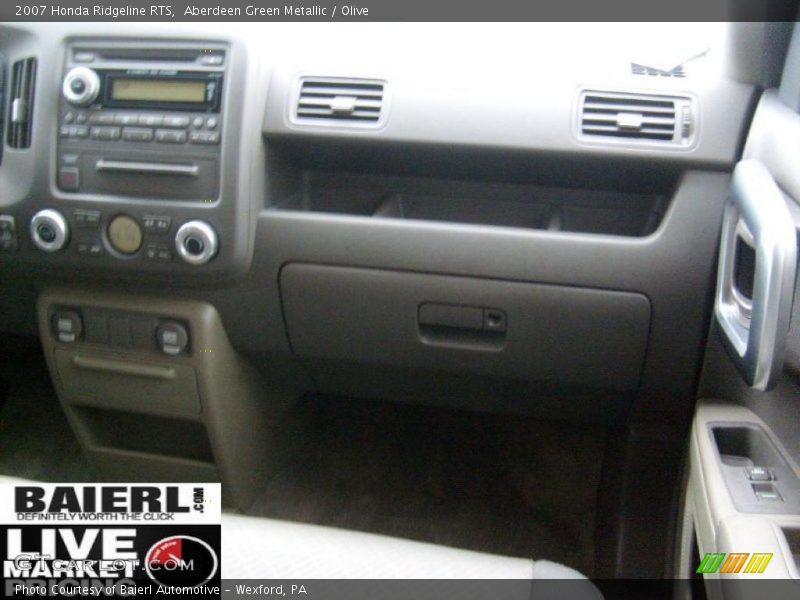 Aberdeen Green Metallic / Olive 2007 Honda Ridgeline RTS