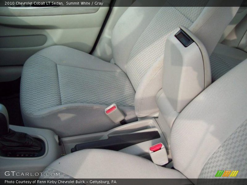 Summit White / Gray 2010 Chevrolet Cobalt LT Sedan