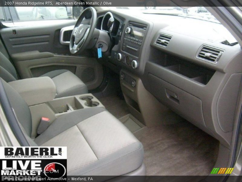 Aberdeen Green Metallic / Olive 2007 Honda Ridgeline RTS