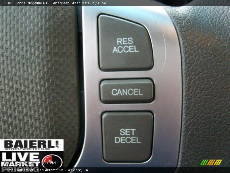 Aberdeen Green Metallic / Olive 2007 Honda Ridgeline RTS