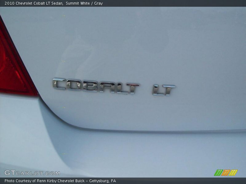 Summit White / Gray 2010 Chevrolet Cobalt LT Sedan