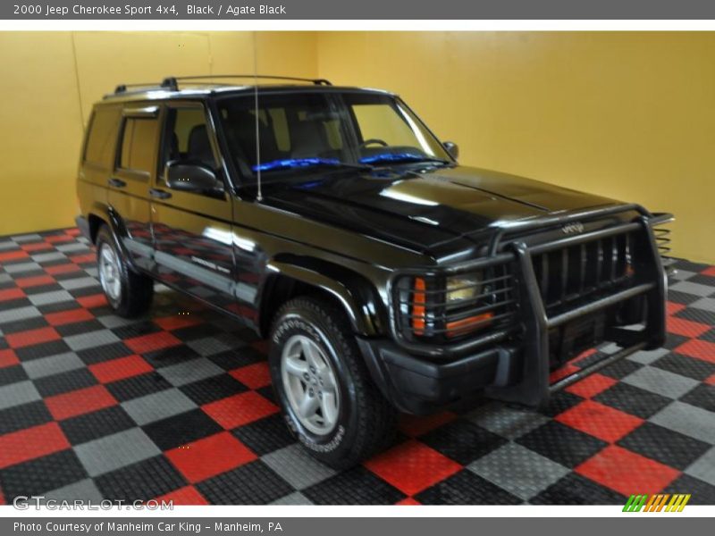 Black / Agate Black 2000 Jeep Cherokee Sport 4x4