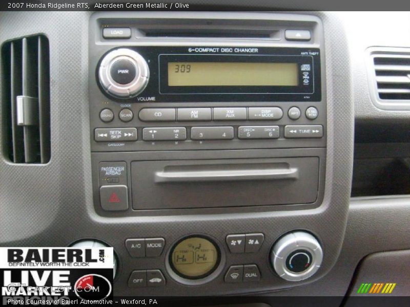 Aberdeen Green Metallic / Olive 2007 Honda Ridgeline RTS