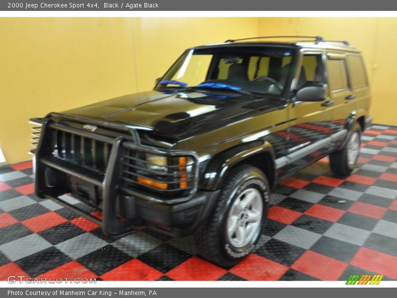 Black / Agate Black 2000 Jeep Cherokee Sport 4x4