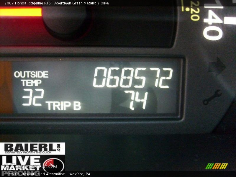 Aberdeen Green Metallic / Olive 2007 Honda Ridgeline RTS