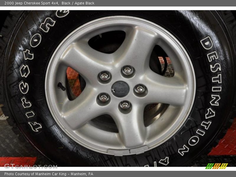 Black / Agate Black 2000 Jeep Cherokee Sport 4x4