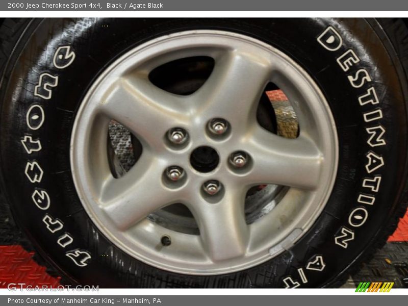 Black / Agate Black 2000 Jeep Cherokee Sport 4x4