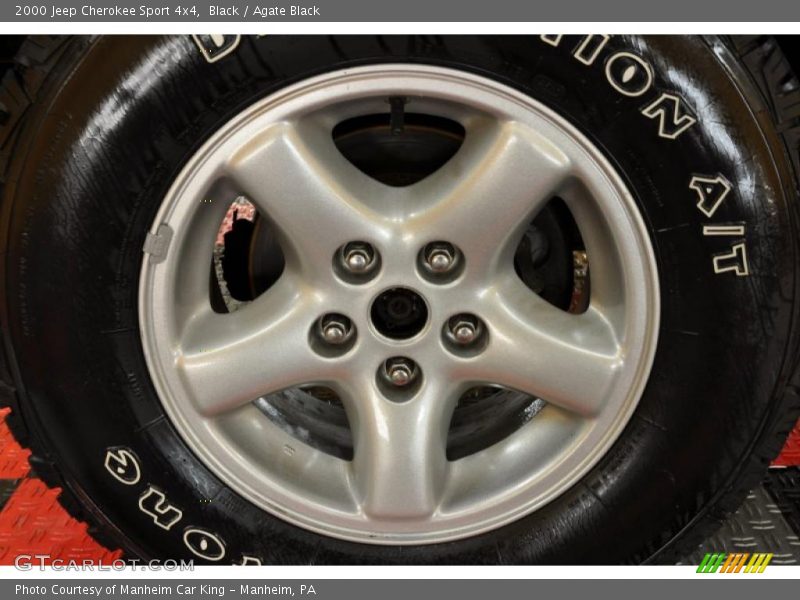 Black / Agate Black 2000 Jeep Cherokee Sport 4x4