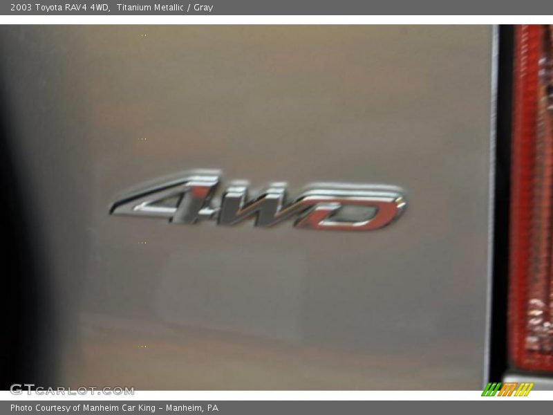 Titanium Metallic / Gray 2003 Toyota RAV4 4WD