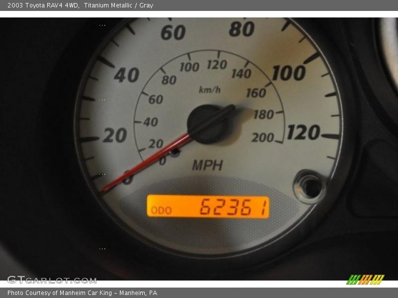 Titanium Metallic / Gray 2003 Toyota RAV4 4WD