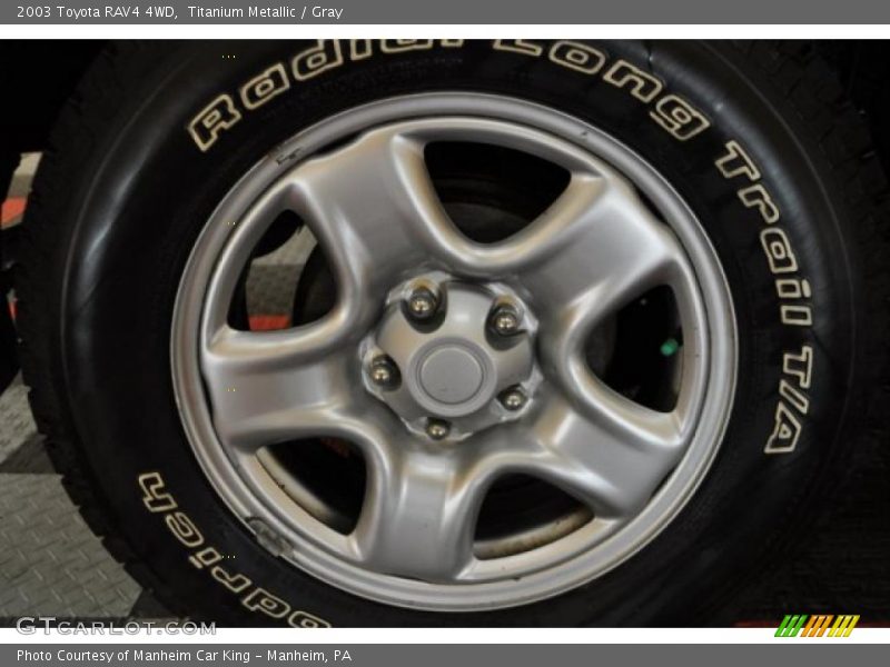 Titanium Metallic / Gray 2003 Toyota RAV4 4WD