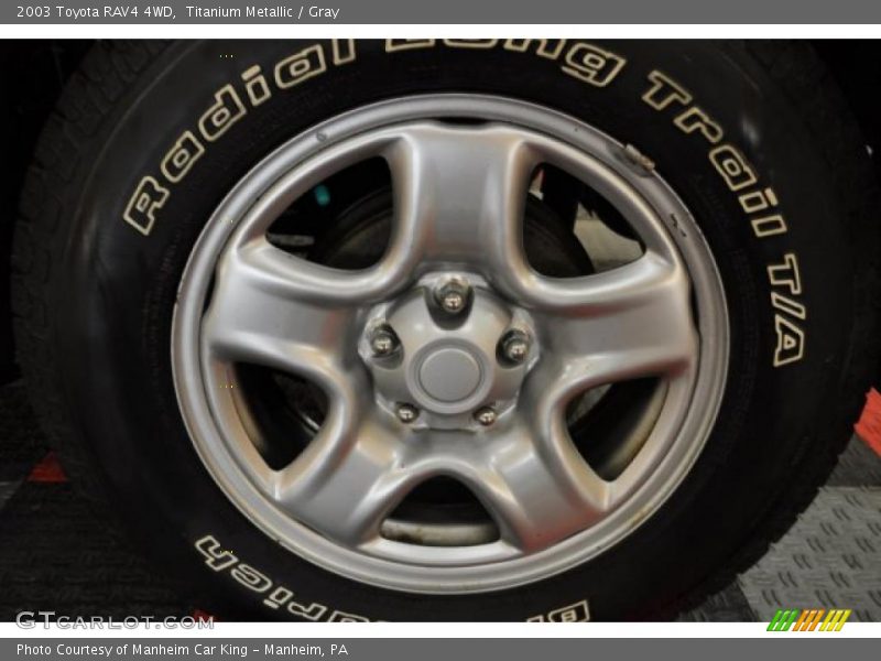 Titanium Metallic / Gray 2003 Toyota RAV4 4WD