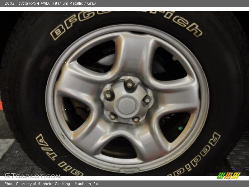 Titanium Metallic / Gray 2003 Toyota RAV4 4WD