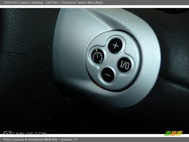 Chili Red / Checkered Carbon Black/Black 2008 Mini Cooper S Hardtop