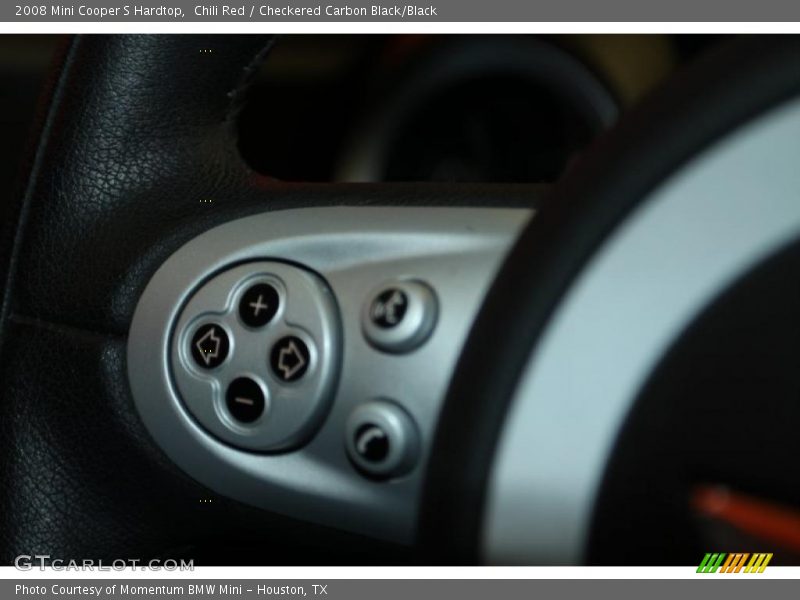 Chili Red / Checkered Carbon Black/Black 2008 Mini Cooper S Hardtop