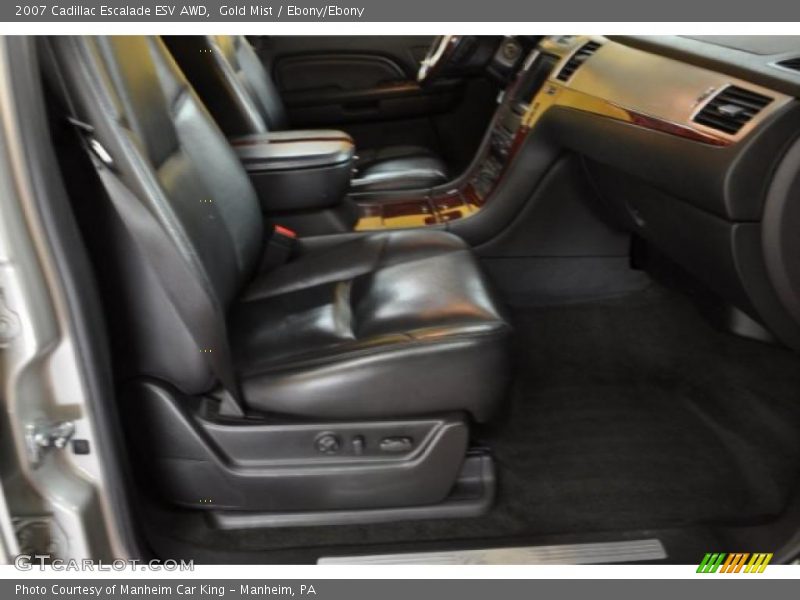 Gold Mist / Ebony/Ebony 2007 Cadillac Escalade ESV AWD