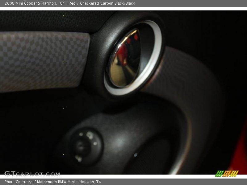 Chili Red / Checkered Carbon Black/Black 2008 Mini Cooper S Hardtop