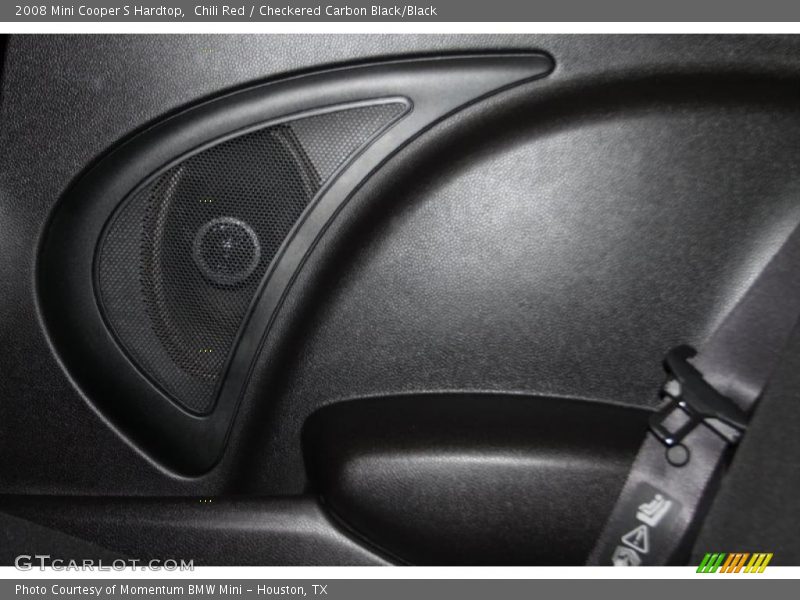 Chili Red / Checkered Carbon Black/Black 2008 Mini Cooper S Hardtop