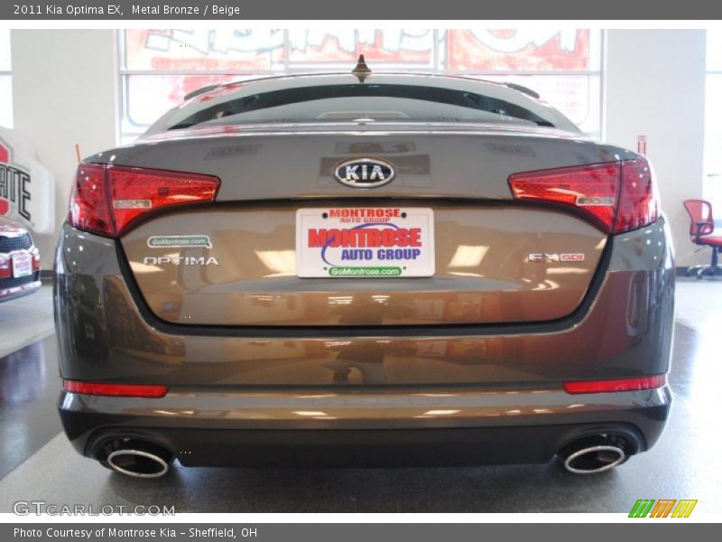 Metal Bronze / Beige 2011 Kia Optima EX