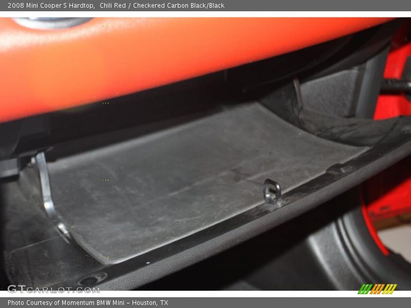 Chili Red / Checkered Carbon Black/Black 2008 Mini Cooper S Hardtop