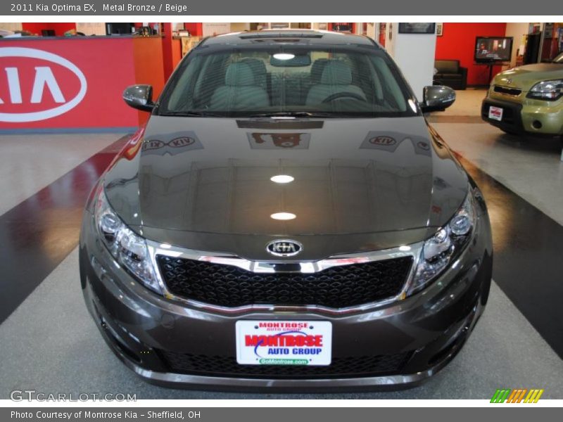 Metal Bronze / Beige 2011 Kia Optima EX