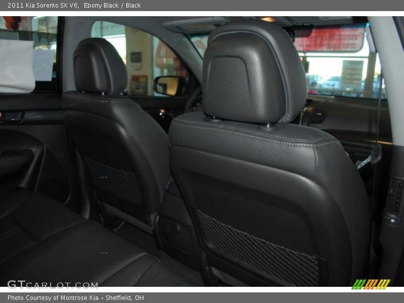 Ebony Black / Black 2011 Kia Sorento SX V6