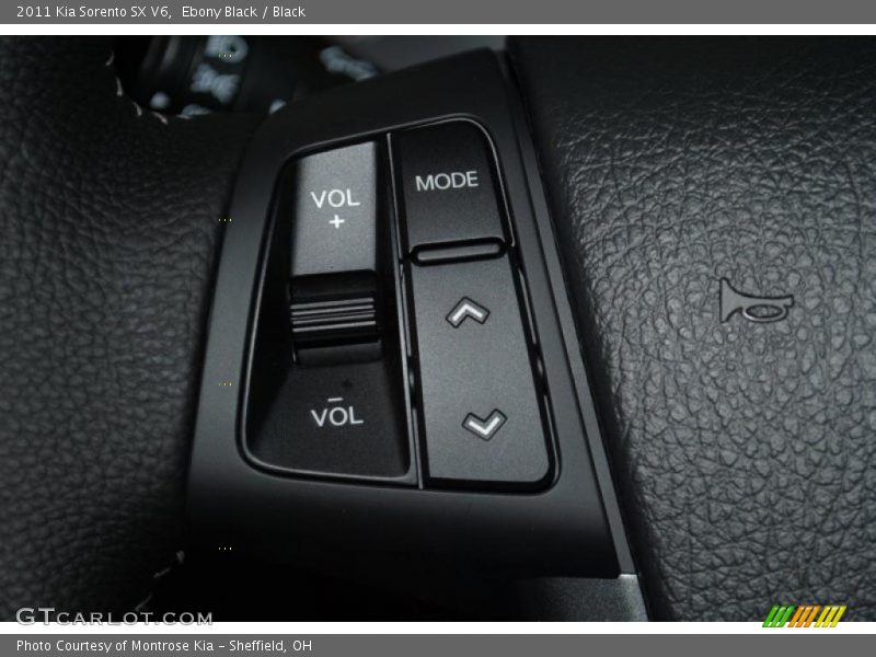 Ebony Black / Black 2011 Kia Sorento SX V6