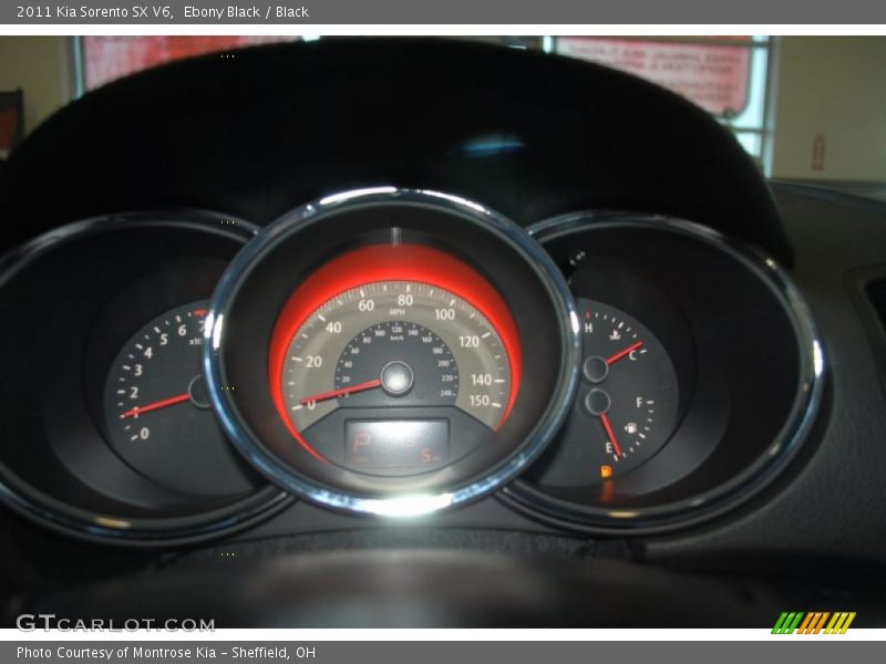 Ebony Black / Black 2011 Kia Sorento SX V6
