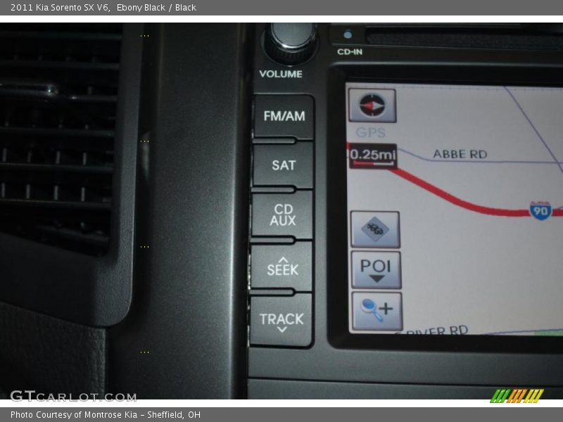 Ebony Black / Black 2011 Kia Sorento SX V6