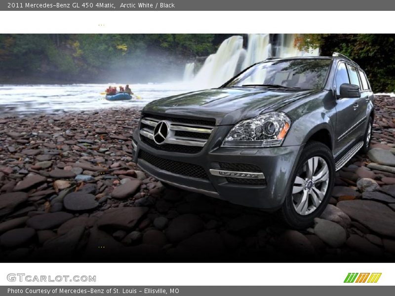 Arctic White / Black 2011 Mercedes-Benz GL 450 4Matic