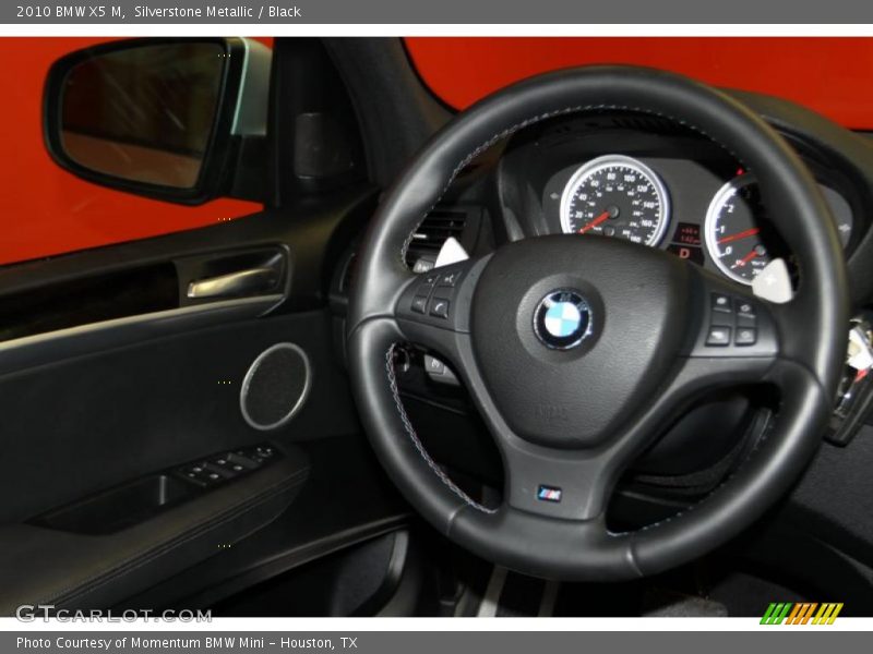 Silverstone Metallic / Black 2010 BMW X5 M