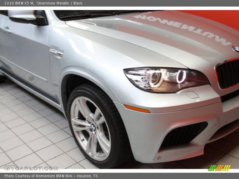 Silverstone Metallic / Black 2010 BMW X5 M