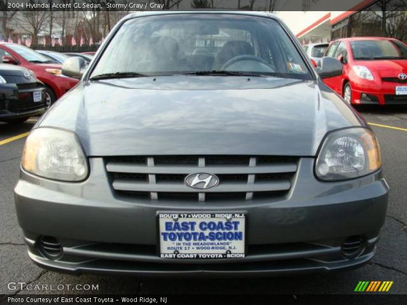 Stormy Gray / Gray 2004 Hyundai Accent GL Sedan