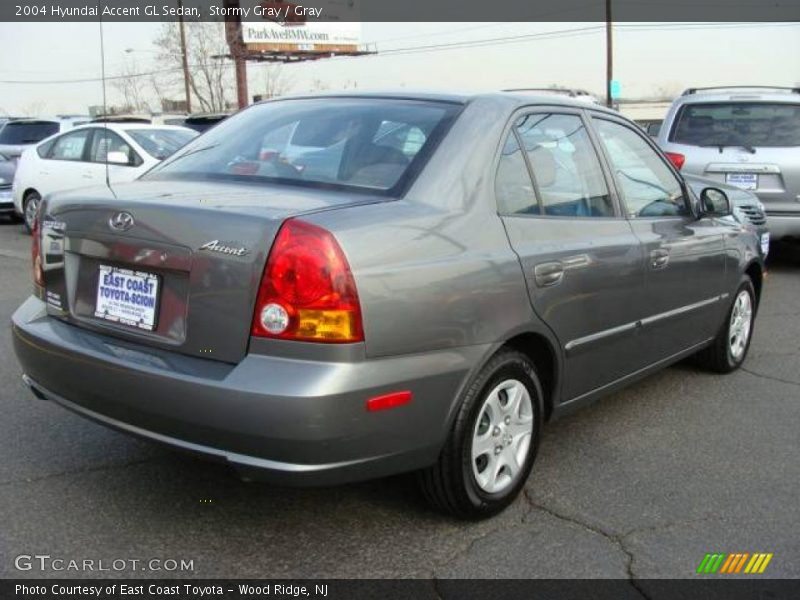 Stormy Gray / Gray 2004 Hyundai Accent GL Sedan